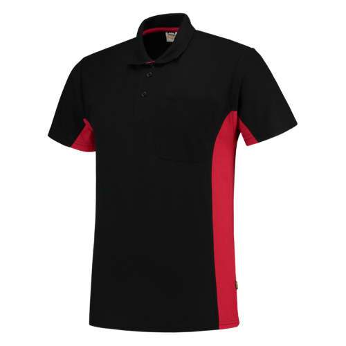 Tricolor Polo Bicolor zwart-rood Tricolor Polo Bicolor zwart-rood