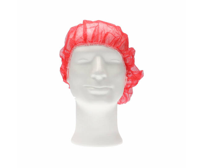 Bouffant caps rood Bouffant caps rood